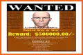 Fake name on a wanted poster
