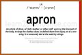 How to pronounce apron